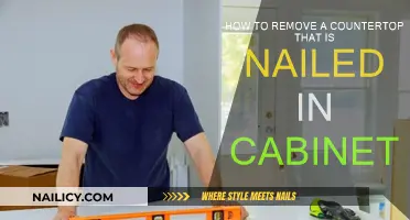 Removing Nailed Countertops: A Step-by-Step Guide