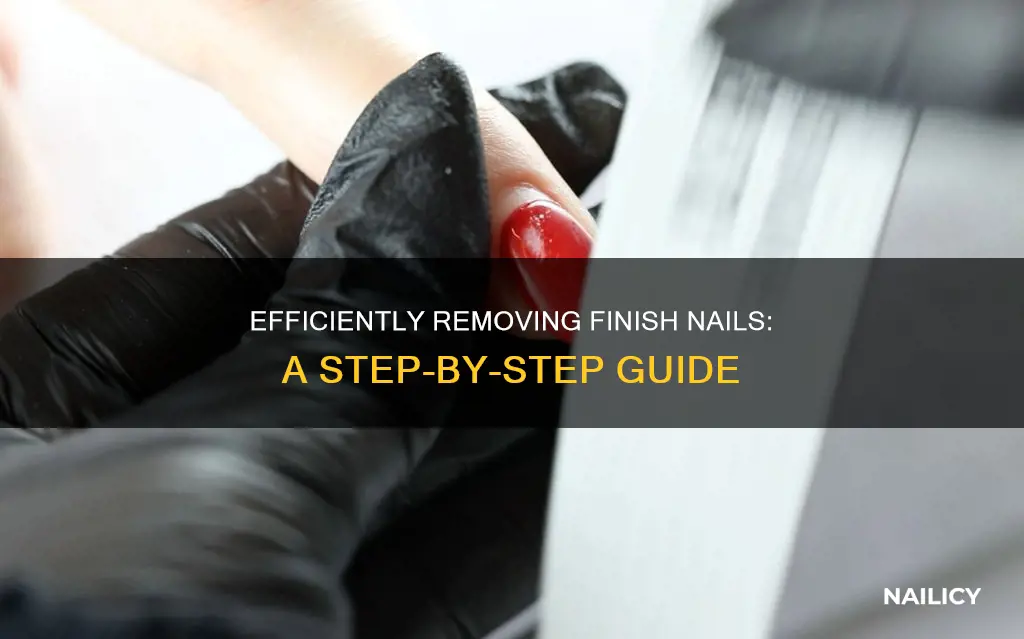 how to remove a finish nail