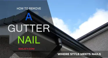 Removing Gutter Nails: A Simple Guide