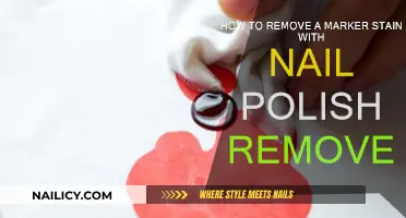 Removing Marker Stains with Nail Polish Remover: An Easy Guide
