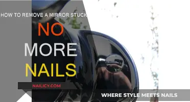 Efficiently Removing Stuck Mirrors Without Nails
