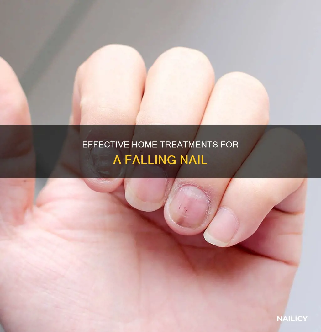 how to remove a nail that is falling off