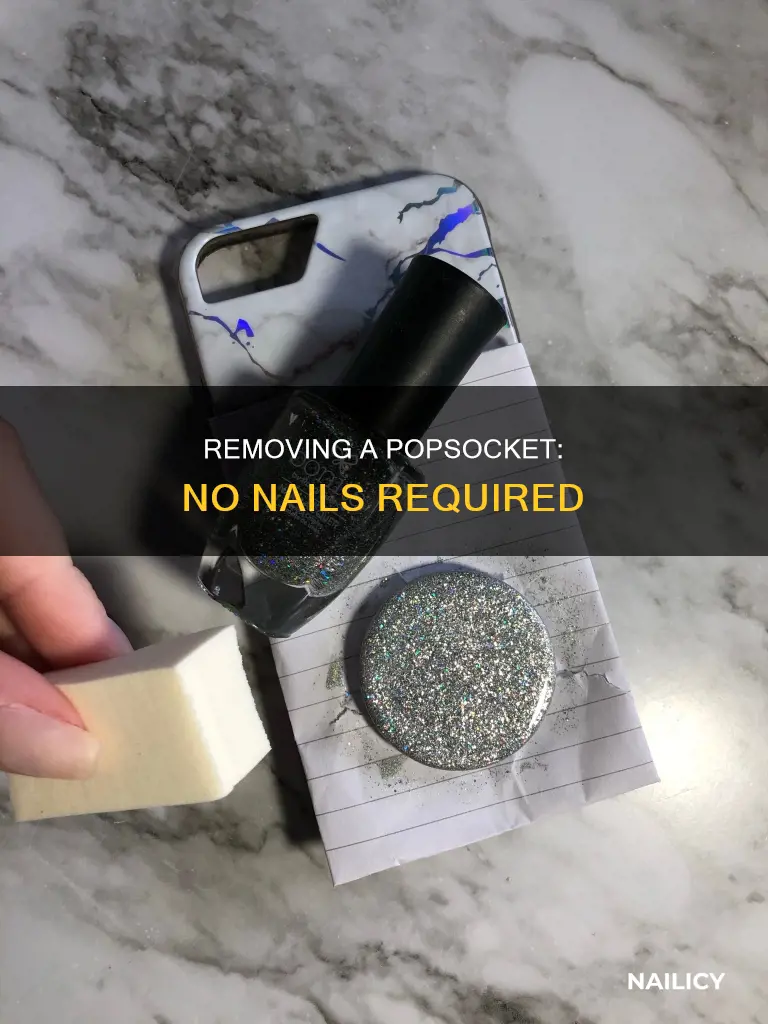 how to remove a popsocket without nails