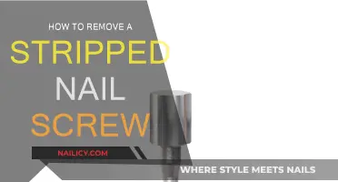 Efficiently Removing a Stripped Nail Screw: A Guide