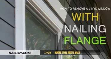 Efficiently Removing Vinyl Windows with Nailing Flanges