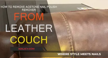 Leather Couch Stain: Removing Acetone Nail Polish Remover