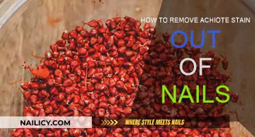 Removing Annoying Achiote Stains from Nails