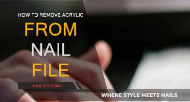 Effective Ways to Remove Acrylic from Nail Files