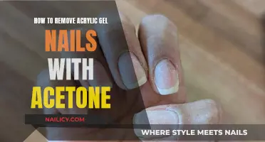 Removing Acrylic Gel Nails: Acetone Soak-Off Method