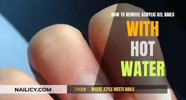 Removing Acrylic Gel Nails: Hot Water Soak-Off Method