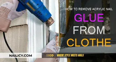 Removing Acrylic Nail Glue from Clothes: A Quick Guide
