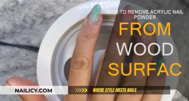 Acrylic Nail Powder Spill: Wood Surface Cleanup Tips