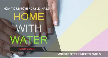 Removing Acrylic Nails: An Easy At-Home Water Method