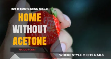 Removing Acrylic Nails: No Acetone, At-Home Tricks