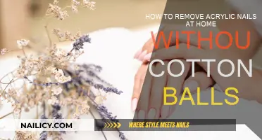 Acrylic Nails: At-Home Removal Without Cotton Balls