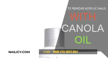 Removing Acrylic Nails: Canola Oil to the Rescue