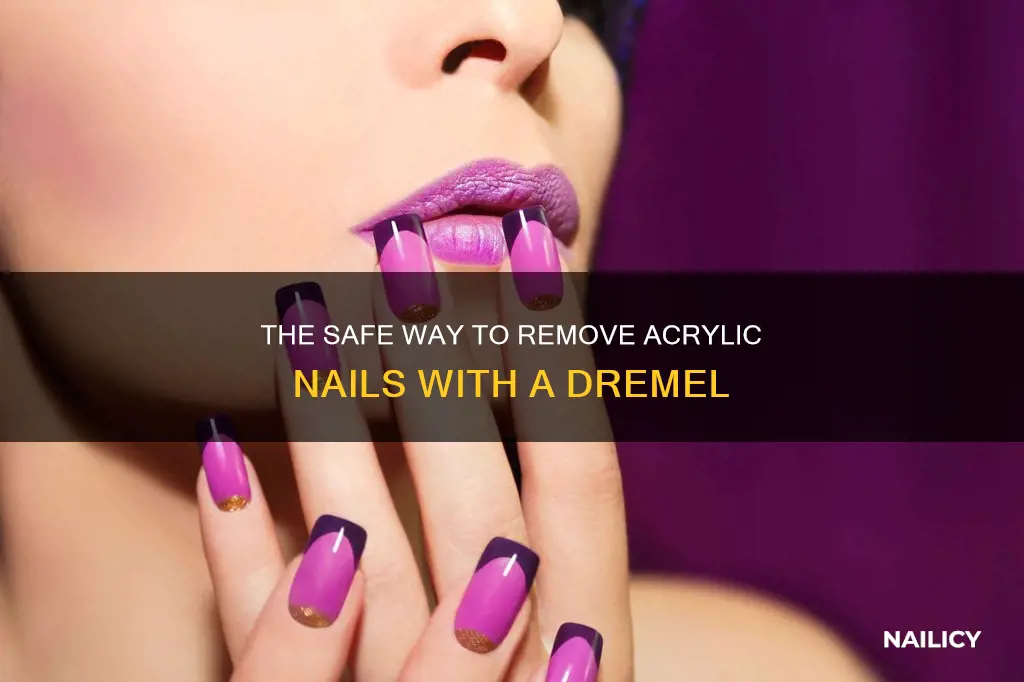 how to remove acrylic nails with dremel