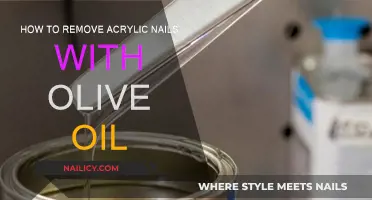 Removing Acrylic Nails: Olive Oil Soak-Off Method
