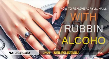 Removing Acrylic Nails: The Rubbing Alcohol Method