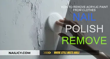 Removing Acrylic Paint Stains with Nail Polish Remover