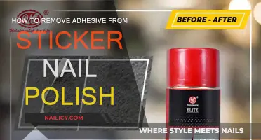 Easy Ways to Remove Adhesive From Sticker Nail Polish