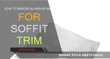 Removing Aluminum Nails: Soffit Trim Tricks