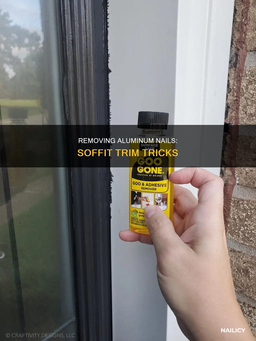 how to remove aluminum nails for soffit trim