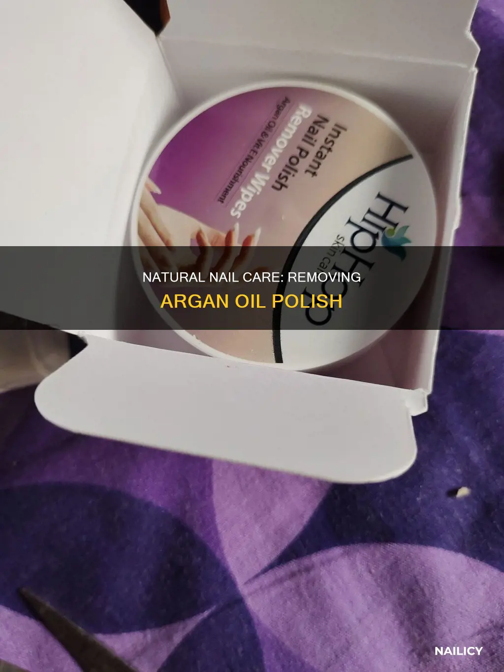 how to remove argan oil nail polish