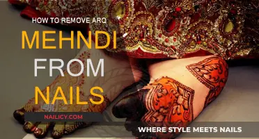 Easy Arq Mehndi Removal from Nails