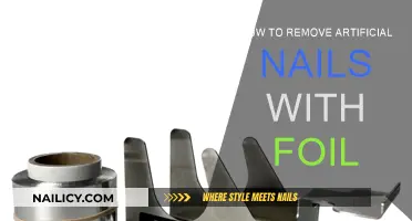 Removing Artificial Nails: Foil Technique