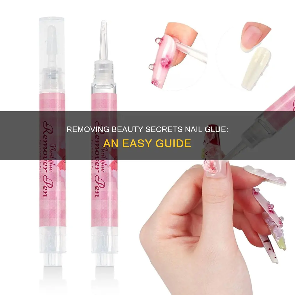 how to remove beauty secrets nail glue