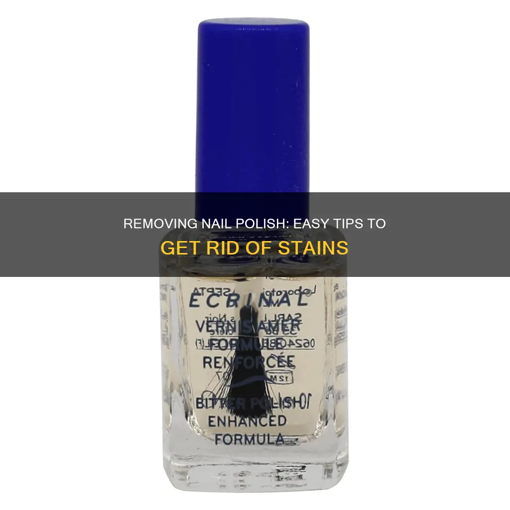 how to remove bitter nail polish