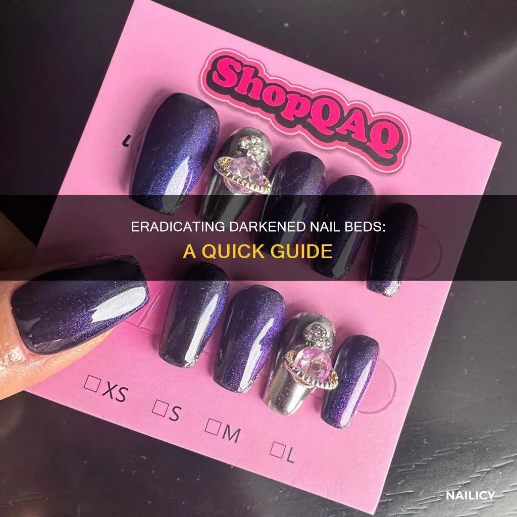 how to remove black around nails