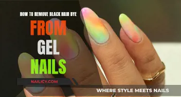 Removing Black Hair Dye from Gel Nails: A Step-by-Step Guide