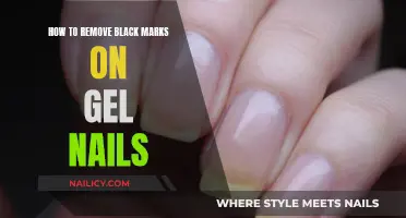Gel Nails: Removing Black Marks and Restoring Shine