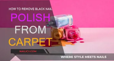 Removing Black Nail Polish Stains from Carpets: A Quick Guide