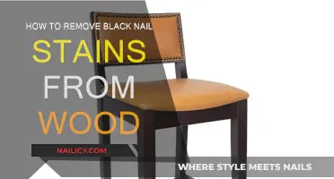 Eradicating Black Nail Stains from Wood