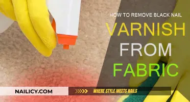 Easy Ways to Remove Black Nail Polish from Fabric
