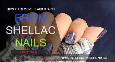 Removing Black Stains from Shellac Nails: A Quick Guide