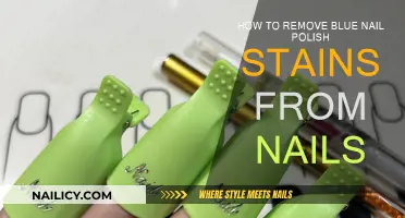 Removing Blue Nail Polish Stains: Quick and Easy Solutions