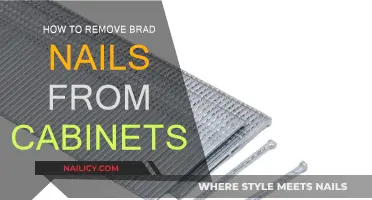 Removing Brad Nails from Cabinets: A Step-by-Step Guide