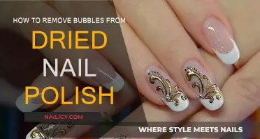 Removing Bubbles from Dried Nail Polish: A Quick Fix