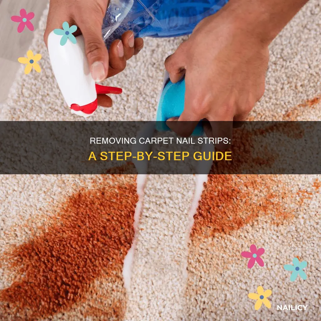 how to remove carpet nail strop