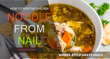 Get Rid of Chicken Noodle Stuck Under Your Nails