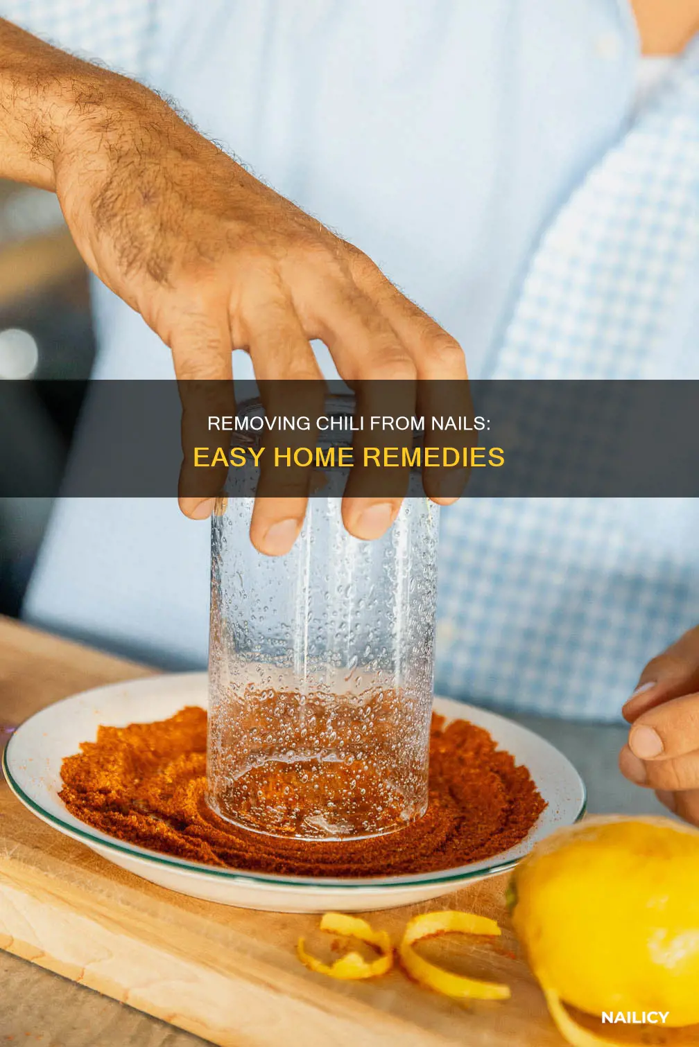 how to remove chili from nails