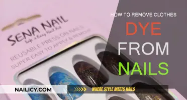 Get Rid of Dye Stains on Nails from Clothes Dyeing