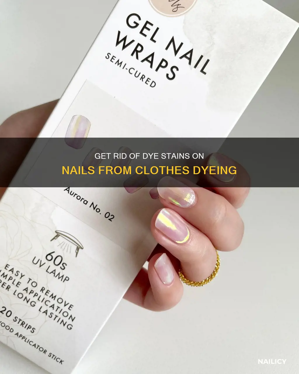 how to remove clothes dye from nails