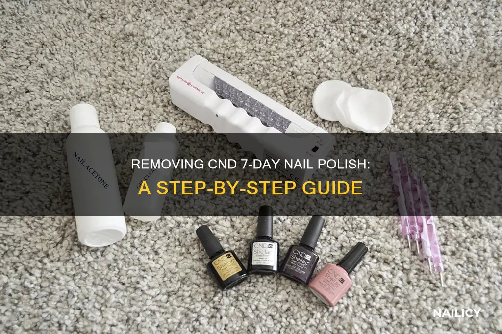 how to remove cnd 7 day nail polish