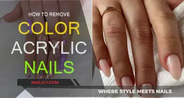 Acrylic Nails: Removing Color the Right Way