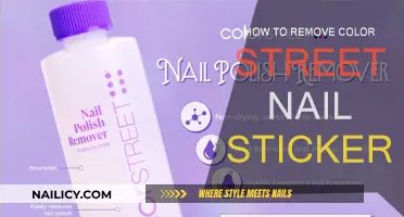 Easy Removal of Color Street Nail Stickers